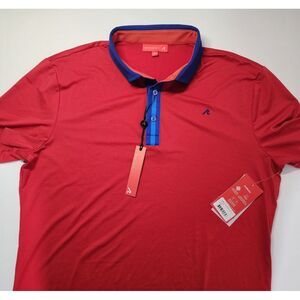 Red Branded Men's Polo Shirt